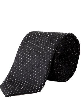 Hugo Boss Men's "Tie 6 cm" Multi-Color Polka Dot Wool Silk Tie